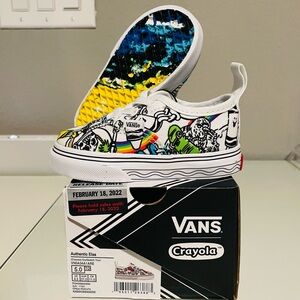 Vans Crayola DIY Sketch Your Way (TD) Size 5